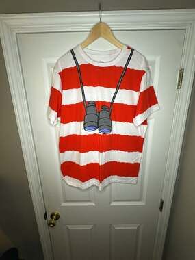 Where's Waldo Graphic Binoculars Cosplay T-Shirt